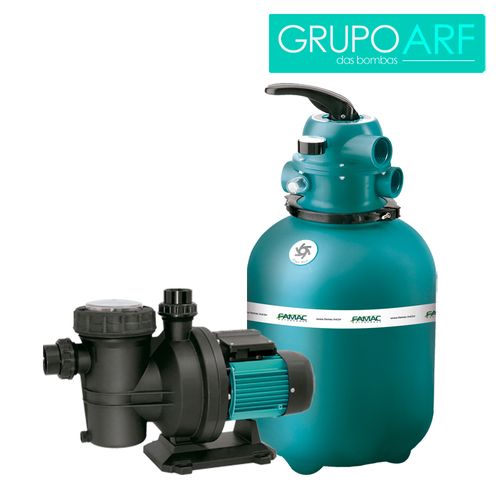 BOMBA DE PISCINA ESPA SILEN 100M + Filtro 650 Litros 220V - MOTOR 1,0CV Monofásica