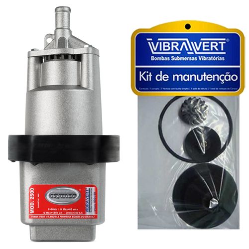 Bomba Submersa De Poço Rymer 2500 + Kit de Manutenção Extra em 110/127V