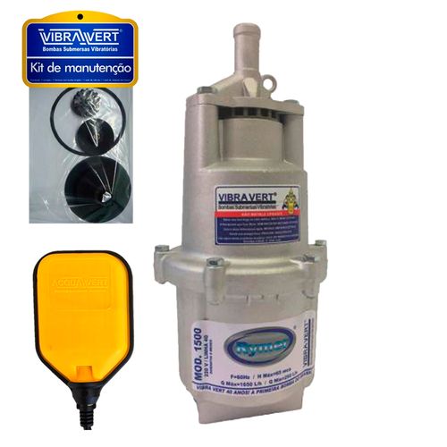 Bomba Rymer 1500 + Boia De Nivel + Kit Manutenção em 220V