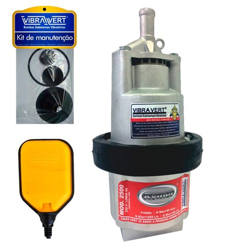 Bomba Rymer 2500 + Boia De Nivel + Kit Manutenção em 220V