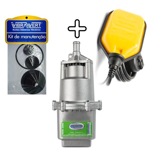 Bomba Rymer 2000 + Boia A. de Nível + Kit de Manutenção Extra em 220V