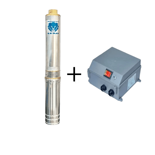 Bomba Submersa Leão 3" Polegadas 3R3PB-18 1Cv 127v Monofasico Com Painel