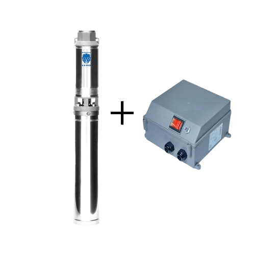 Bomba Submersa Leão 4" Polegadas 4R4PA-11 1,5Cv 250v Monofasico B25 Com Painel